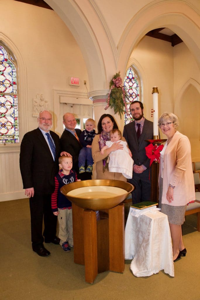 Brandt, wife Marie, and their family