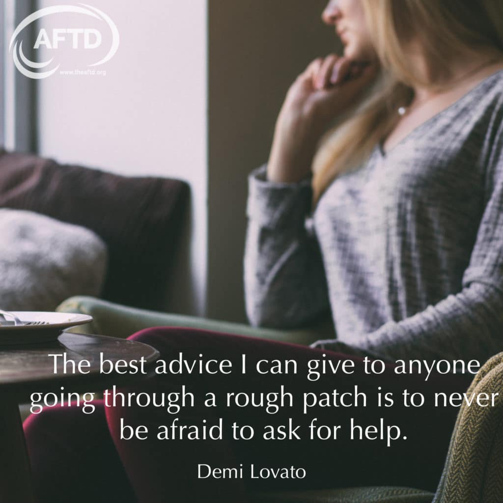 The best advice I can give to anyone going through a rough patch is to never be afraid to ask for help. Demi Lovato