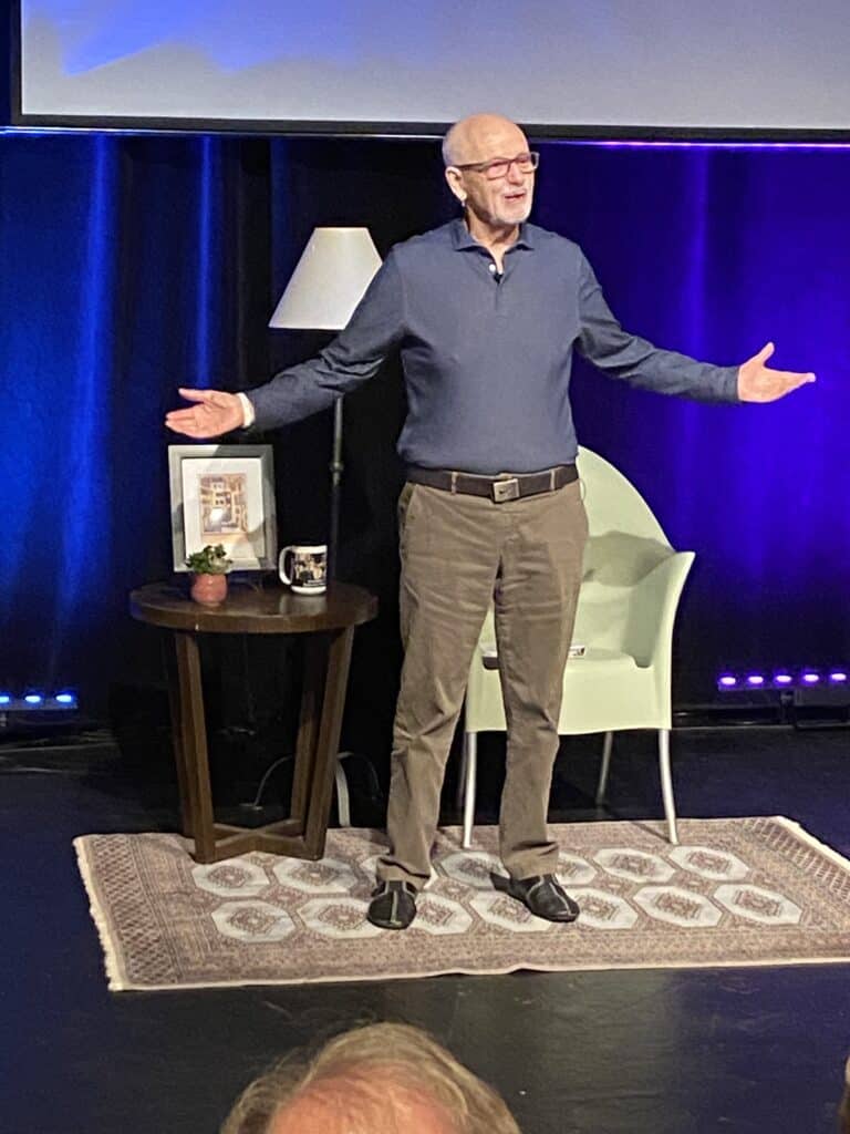 Bob Powers performed his one person show "Chasing Rainbows" in Portland in honor of his late husband, Donald, and to raise money for AFTD's mission