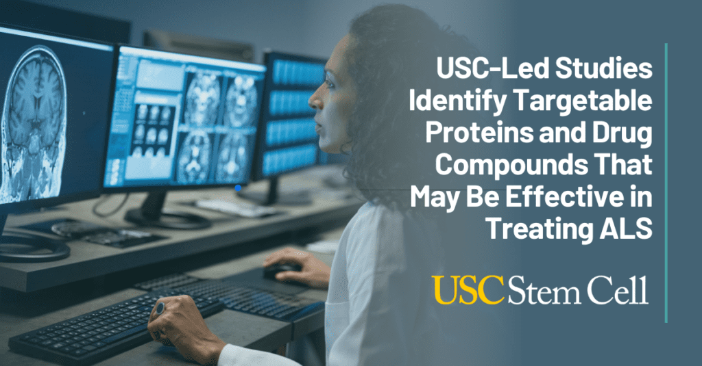 USC-Led Studies Identify Targetable Proteins and Drug Compounds for ALS image