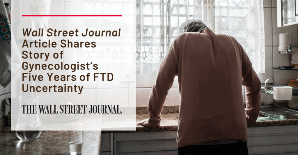 FBLI - WSJ Gynecologist’s FTD Story Graphic: Wall Street Journal article shares story of gynecologist's five years of FTD uncertainty