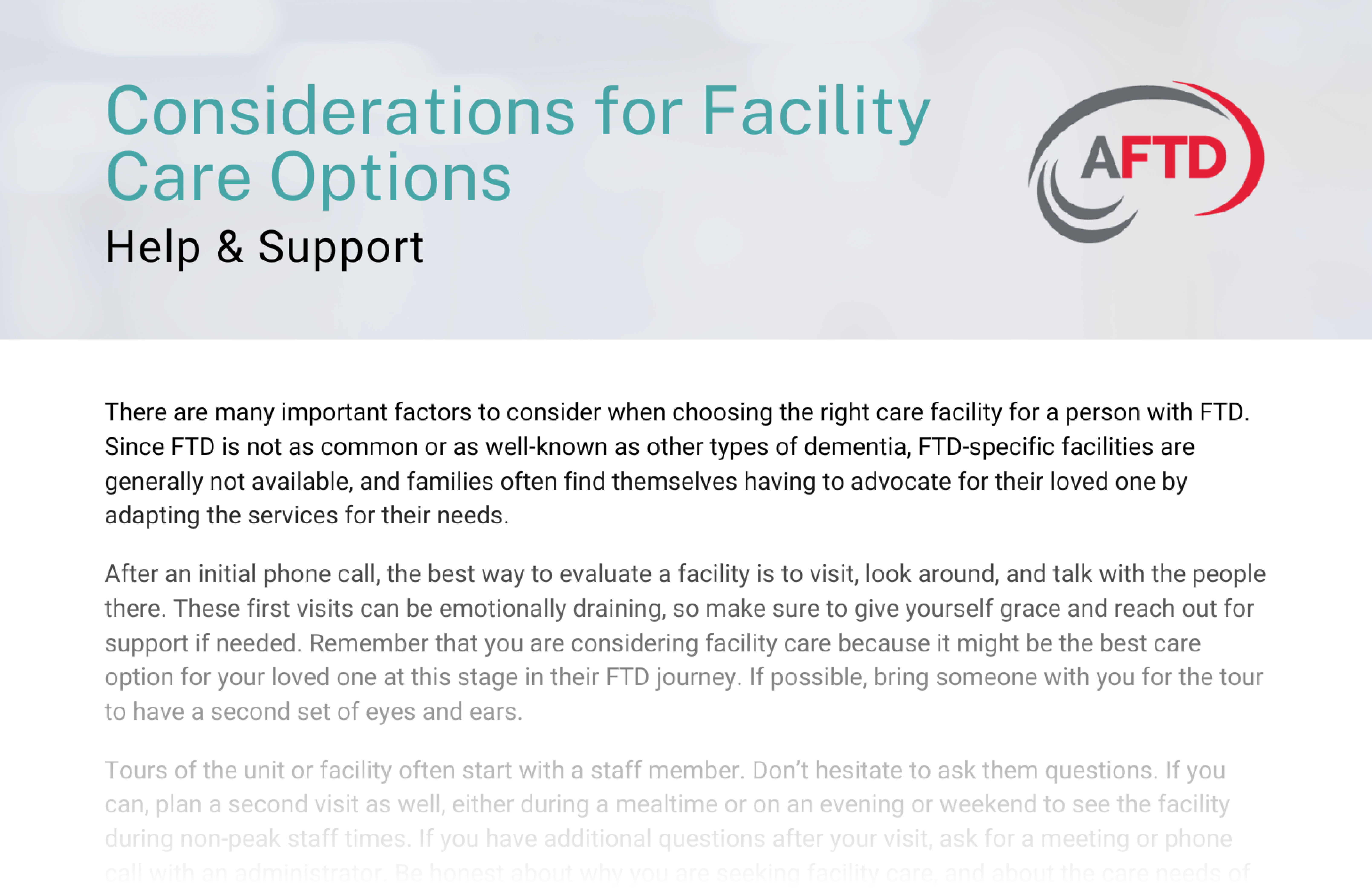 Facility Care Options - IR Screenshot 24