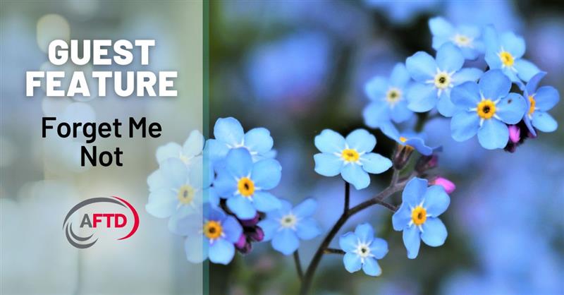 Graphic Text: Guest Feature - Forget Me Not