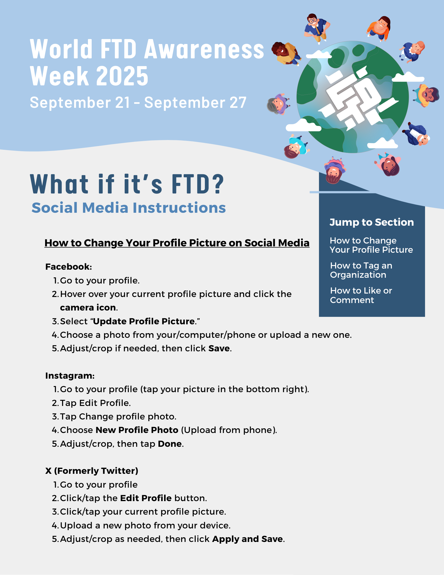 WFTDAW 2025 - Social Media Instructions Cover Image