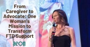 FTD advocate Katie Brandt at a speaking engagement