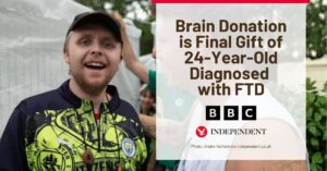 Brain donation is final gift of 24-year-old diagnosed with FTD - picture of Andre Yarham