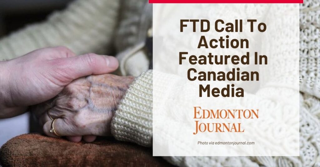 FTD Call To Action Featured In Canadian Media - closeup photo of two people holding hands